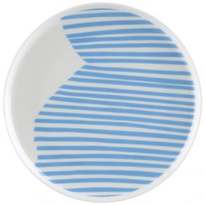 Marimekko Uimari (swimmer) Oiva plate Ø 20 cm cream, light blue