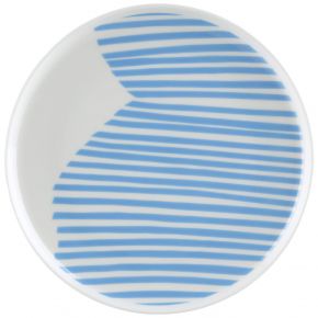 Marimekko Uimari (swimmer) Oiva plate Ø 20 cm cream, light blue