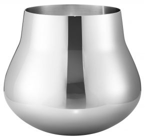 Georg Jensen Sky champagne cooler 7.5 l with a white cloth stainless steel polished