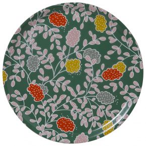 Bengt & Lotta Berries tray Ø 38 cm green, pink, yellow, red