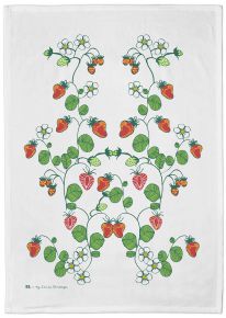 Citronelles Strawberry tea towel 50x70 cm