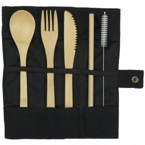 Yummii Yummii cutlery bamboo wood 5 pcs