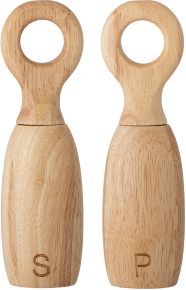 Bloomingville salt mill & pepper mill set height 21 cm natural Martim