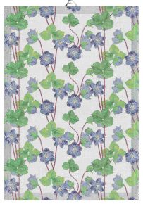 Ekelund Spring liverflower tea towel (oeko-tex) 35x50 cm blue, white, green