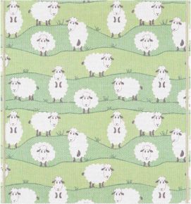 Ekeklund Sheep baby cotton blanket (eco-tex) 70x75 cm