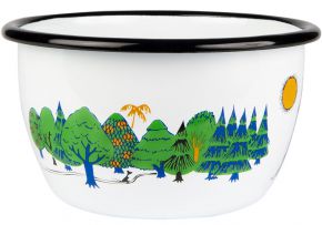 Muurla Moomins Moomins valley bowl enamel 0.6 l