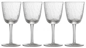 Bloomingville Asali white wine glass 22 cl clear 4 pcs