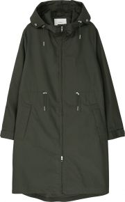 Makia Clothing Ladies Rain Jacket with adjustable Hoodie Rey