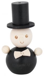 Aarikka wooden figure groom height 11 cm