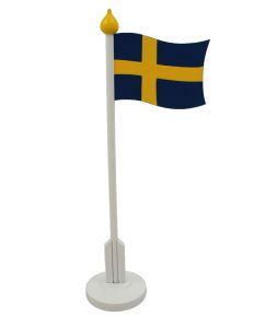 scandinavian-lifestyle table flag of Schweden height 32 cm