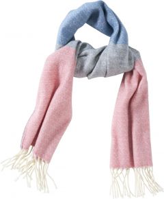 Klippan Unisex merino woollen scarf with cashmere 32x180 cm multi pastel Himalaya