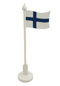 scandinavian-lifestyle table flag of Finland height 32 cm