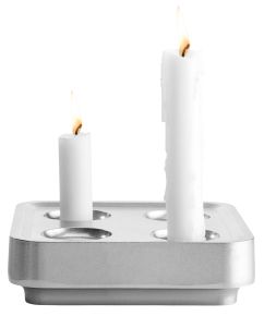 Born in Sweden Stumpastaken Fyran candlestick for 4 candles 16x16 cm recycled aluminum