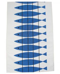 Almedahls Sill tea towel 47x70 cm blue, white