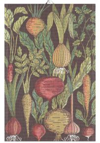 Ekelund Autumn Red vegetables tea towel (oeko-tex) 40x60 cm