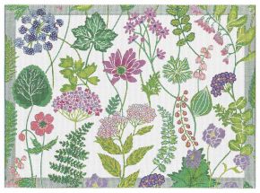 Ekelund Summer Early Summer placemat (eco-tex) 35x48 cm purple, white, green multicolored