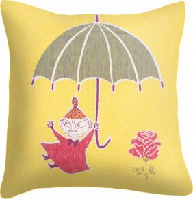 Ekelund Moomin Little My umbrella cushion cover (eco-tex) 40x40 cm yellow, green, red, purple