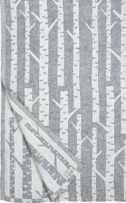 Lapuan Kankurit Koivu (birch) shower towel / sauna towel 95x150 cm (oeko-tex) white, grey