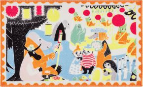 Vallila Moomin Tervetuloa (welcome) doormat / carpet 50x80 cm multicolored