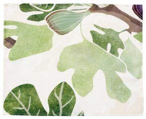 Klippan Fig placemat green, cream white