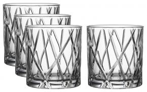 Orrefors City Double Old Fashioned tumbler 34 cl 4 pcs clear