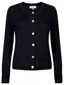 Rosemunde Copenhagen Ladies cardigan wool / cashmere with button closure Laica
