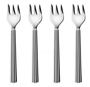 Georg Jensen Bernadotte pastry fork 4 pcs polished