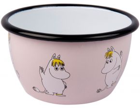 Muurla Moomins Retro Snorkmaiden bowl enamel 0.6 l