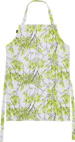 Vallila Lehtisade (leaf rain) apron (eco-tex) leaf green