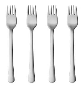 Georg Jensen Copenhagen pastry fork 4 pcs mat