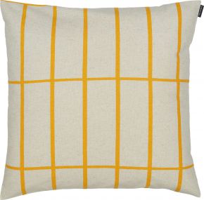 Marimekko Tiiliskivi (brick) cushion cover 50x50 cm linen, yellow
