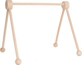 Jabadabado baby baby gymnastic center natural wood, height 54 cm, depth 48 cm, length 61 cm