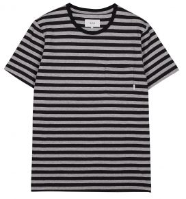 Makia Clothing Men T-Shirt striped Verkstad