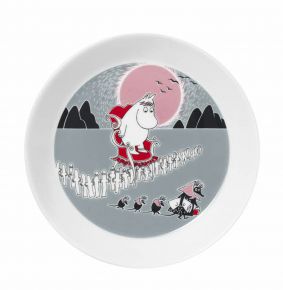 Moomin by Arabia Moomins Adventure Move plate Ø 19 cm grey