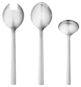 Georg Jensen New York mat serving cutlery 3 pcs mat