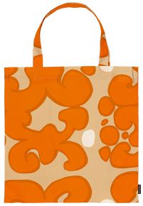 Marimekko Keidas (Oasis) tote bag orange, cotton