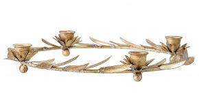 Bloomingville Advent candlestick with tendrils Ø 30 cm brass 4 flame