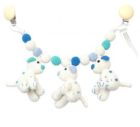 Naturezoo Crocheted Pram Chain Dalmatian