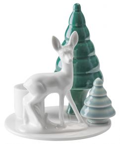 Dottir Nordic Design Winter Stories candlestick bambi height 11 cm