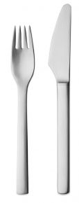 Georg Jensen New York dessert fork / dessert knife each 4 pcs mat