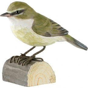 Wildlife Garden DecoBird chiiffchaff hand carved