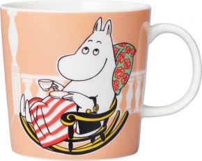 Moomin by Arabia Moomins Moominmama Marmalade cup / mug 0.3 l aprocot, green, red