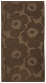 Marimekko Unikko shower towel 70x150 cm dark sand