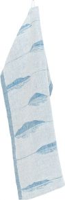 Lapuan Kankurit Merellä (at sea) tea towel / guest towel 46x70 cm (oeko-tex) linen, rainy blue