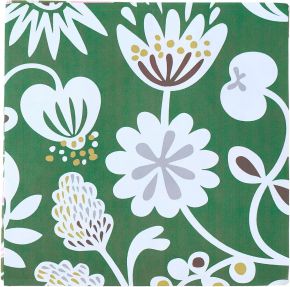 Klippan Elvy paper napkins 33x33 cm 20 pcs green, multicolor