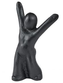 Morsø figure enjoy your moment  height 14,5 cm black