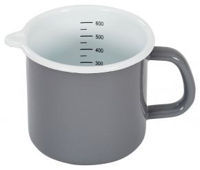 Kockums Jernverk measure cup / jug enamel 0.7 l