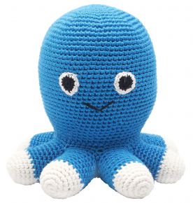 Naturezoo Crocheted Cuddle Toy Octopus height 20 cm