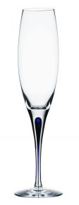 Orrefors Intermezzo blue champagne glass 20 cl