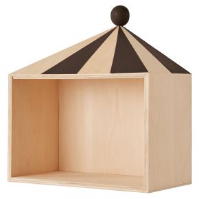 Oyoy Mini shelf for children's room Circus height 33 cm width 30 cm depth 15.5 cm Wood